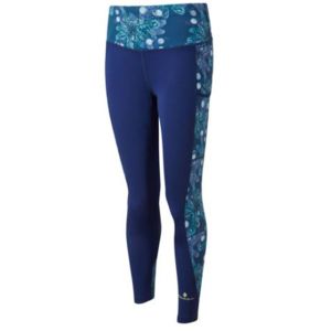 RonHill Womens Life Sculpt Crop Tight Deep Blue Botanical